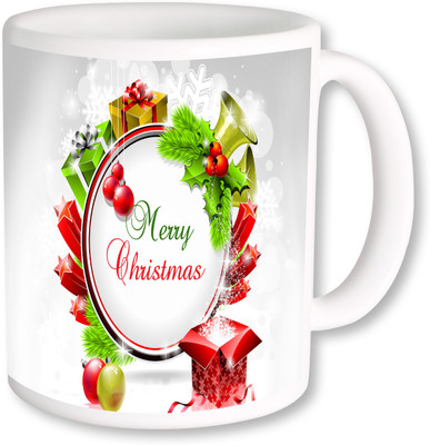 PhotogiftsIndia Merry Christmas 003 Ceramic Mug(325 ml), Multicolor