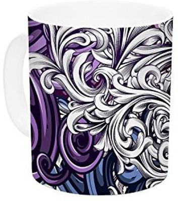 Kess InHouse InHouse Nick Atkinson Celtic Floral I Purple Abstract Ceramic Coffee, 11 oz, Multicolor Ceramic Mug(60 ml)
Kess InHouse InHouse Nick Atkinson Celtic Floral I Purple Abstract Ceramic Coffee, 11 oz, Multicolor Ceramic Mug(60 ml)