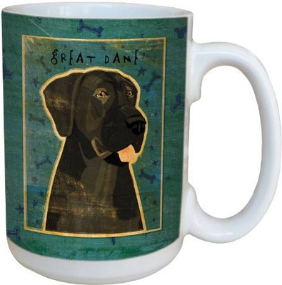 Tree-Free Greetings Greetings sg44069 Black Great Dane-No Crop by John W. Golden Ceramic with Full-Sized Handle, 15-Ounce Ceramic Mug(60 ml)
Tree-Free Greetings Greetings sg44069 Black Great Dane-No Crop by John W. Golden Ceramic with Full-Sized Handle, 15-Ounce Ceramic Mug(60 ml)
