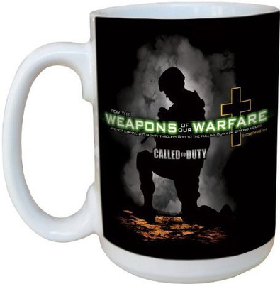 Tree-Free Greetings Greetings lm44364 Weapons of Warfare: 2 Corinthians 10:4 Ceramic with Full-Sized Handle, 15-Ounce Ceramic Mug(60 ml), Multicolor
Tree-Free Greetings Greetings lm44364 Weapons of Warfare: 2 Corinthians 10:4 Ceramic with Full-Sized Handle, 15-Ounce Ceramic Mug(60 ml), Multicolor