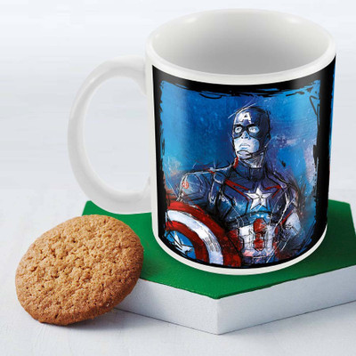 Posterboy Captain America Graphic Officially Licensed (Pack Of 1) Ceramic Mug(350 ml), Multicolor
Posterboy Captain America Graphic Officially Licensed (Pack Of 1) Ceramic Mug(350 ml), Multicolor
