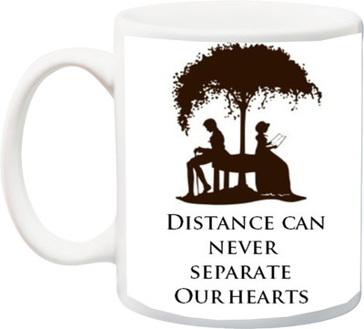 ME&YOU Gift for Boyfriend/Girlfriend On Valentine's Day;Distance Can Never Separate Our Hearts Print With Tree Couples Printed Ceramic Mug(325 ml), Multicolor
ME&YOU Gift for Boyfriend/Girlfriend On Valentine's Day;Distance Can Never Separate Our Hearts Print With Tree Couples Printed Ceramic Mug(325 ml), Multicolor