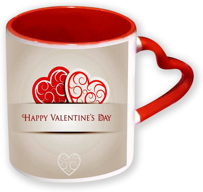 Heyworlds Happy Valentine Day Gifts Heart Shape Red Color with Handle 08 Ceramic Mug(325 ml), Multicolor
Heyworlds Happy Valentine Day Gifts Heart Shape Red Color with Handle 08 Ceramic Mug(325 ml), Multicolor