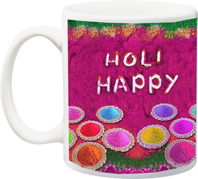 ME&YOU Gift for Holi; Colorful Happy Holy Color Printed Ceramic Mug(325 ml), Multicolor
ME&YOU Gift for Holi; Colorful Happy Holy Color Printed Ceramic Mug(325 ml), Multicolor