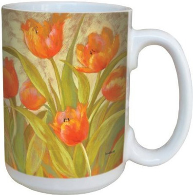 Tree-Free Greetings Greetings lm43691 Orange Tulips by Nel Whatmore Ceramic, 15-Ounce Ceramic Mug(60 ml), Multicolor
Tree-Free Greetings Greetings lm43691 Orange Tulips by Nel Whatmore Ceramic, 15-Ounce Ceramic Mug(60 ml), Multicolor