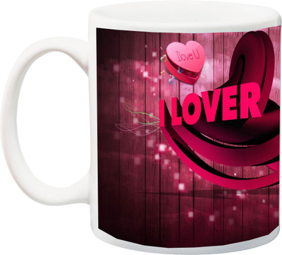 ME&YOU Gift for Husband/Wife/Girlfriend/Boyfriend/Lover;"I Love You Lover red Forever printed Ceramic Mug(325 ml), Multicolor
ME&YOU Gift for Husband/Wife/Girlfriend/Boyfriend/Lover;"I Love You Lover red Forever printed Ceramic Mug(325 ml), Multicolor