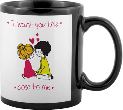 SKY TRENDS Valentine Gifts For Special Girlfriend,Boyfriend,Wife,Husband,design 110 Ceramic Mug(325 ml), Black
SKY TRENDS Valentine Gifts For Special Girlfriend,Boyfriend,Wife,Husband,design 110 Ceramic Mug(325 ml), Black