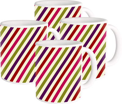 Heyworlds Gifts for pattern Design set of six 116 Ceramic Mug(325 ml, Pack of 4), Multicolor
Heyworlds Gifts for pattern Design set of six 116 Ceramic Mug(325 ml, Pack of 4), Multicolor