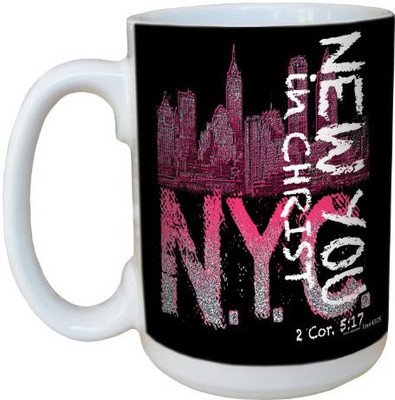 Tree-Free Greetings Greetings lm44305 New York in Christ: 2 Corinthians 5:17 Ceramic with Full-Sized Handle, 15-Ounce Ceramic Mug(60 ml), Multicolor
Tree-Free Greetings Greetings lm44305 New York in Christ: 2 Corinthians 5:17 Ceramic with Full-Sized Handle, 15-Ounce Ceramic Mug(60 ml), Multicolor