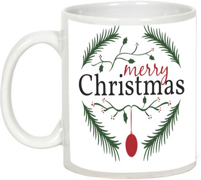 AllUPrints Have A Decorated Christmas Ceramic Mug(325 ml), White
AllUPrints Have A Decorated Christmas Ceramic Mug(325 ml), White