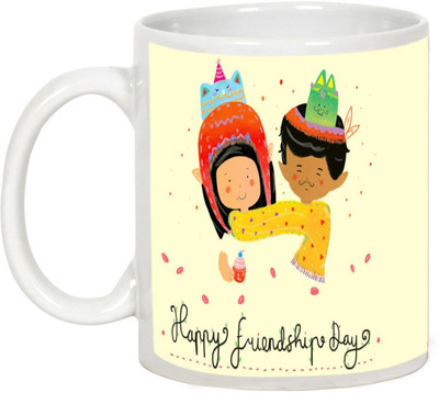 AllUPrints Friendship Day Gifts - Happy Friendship Day With Best Friends Ceramic Mug(325 ml), White
AllUPrints Friendship Day Gifts - Happy Friendship Day With Best Friends Ceramic Mug(325 ml), White