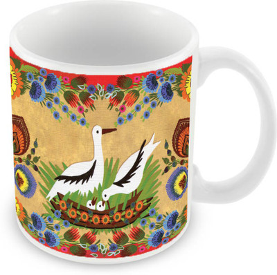 Sleep Nature's SN-MG-1662 Ceramic Mug(350 ml), Multicolor