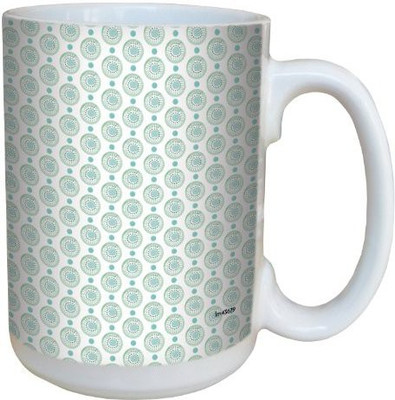 Tree-Free Greetings Greetings lm43679 Contemporary Teal Dot Pattern by Shell Rummel Ceramic with Full-Sized Handle, 15-Ounce, Multicolored Ceramic Mug(60 ml), Multicolor
Tree-Free Greetings Greetings lm43679 Contemporary Teal Dot Pattern by Shell Rummel Ceramic with Full-Sized Handle, 15-Ounce, Multicolored Ceramic Mug(60 ml), Multicolor