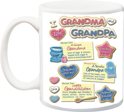 ME&YOU Gift for Holi;I Love Grandma and Grandpa printed Ceramic Mug(325 ml), Multicolor
ME&YOU Gift for Holi;I Love Grandma and Grandpa printed Ceramic Mug(325 ml), Multicolor