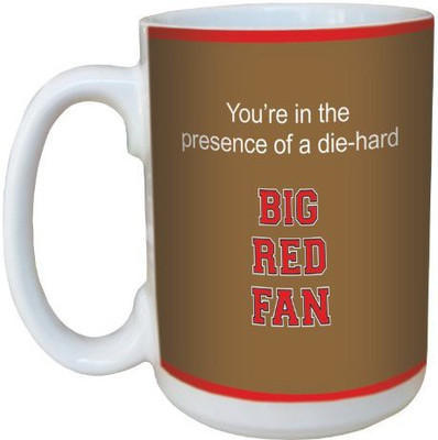 Tree-Free Greetings Greetings lm44418 Big Red College Football Fan Ceramic with Full-Sized Handle, 15-Ounce Ceramic Mug(60 ml)
Tree-Free Greetings Greetings lm44418 Big Red College Football Fan Ceramic with Full-Sized Handle, 15-Ounce Ceramic Mug(60 ml)