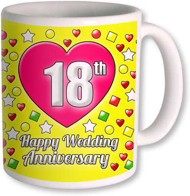 PhotogiftsIndia Gifts For 18th Wedding Anniversary Coffee Ceramic Mug(350 ml), White
PhotogiftsIndia Gifts For 18th Wedding Anniversary Coffee Ceramic Mug(350 ml), White
