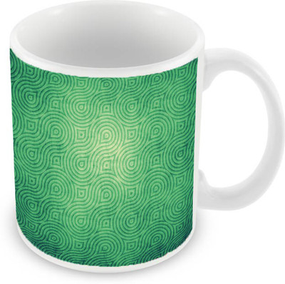Sleep Nature's SN-MG-2463 Ceramic Mug(350 ml), Green