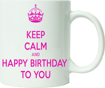 Maison N Mode Keep Calm Happy Birth Day To You Coffee Ceramic Mug(330 ml), Multicolor
Maison N Mode Keep Calm Happy Birth Day To You Coffee Ceramic Mug(330 ml), Multicolor