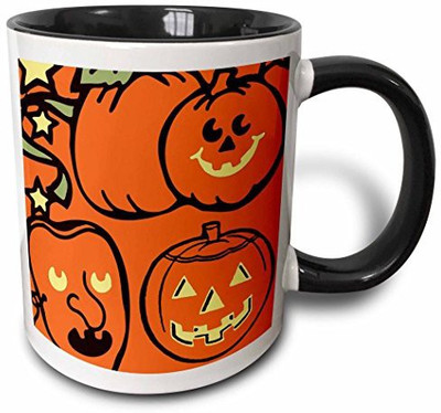 3dRose mug_58093_4 Orange Pumpkins Two Tone Black, 11 oz, Black/White Ceramic Mug(60 ml), Multicolor
3dRose mug_58093_4 Orange Pumpkins Two Tone Black, 11 oz, Black/White Ceramic Mug(60 ml), Multicolor