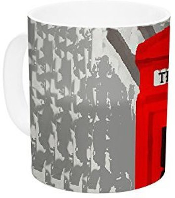 Kess InHouse InHouse Oriana Cordero London Red Gray Ceramic Coffee, 11 oz, Multicolor Ceramic Mug(60 ml)
Kess InHouse InHouse Oriana Cordero London Red Gray Ceramic Coffee, 11 oz, Multicolor Ceramic Mug(60 ml)