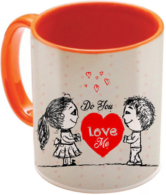 SKY TRENDS Valentine Gift for Girlfriend Love Printed I Love U Forever Perfect for Her Him Wife Fiance Anniversary And Birthday STGD181 Ceramic Mug(325 ml), Orange
SKY TRENDS Valentine Gift for Girlfriend Love Printed I Love U Forever Perfect for Her Him Wife Fiance Anniversary And Birthday STGD181 Ceramic Mug(325 ml), Orange