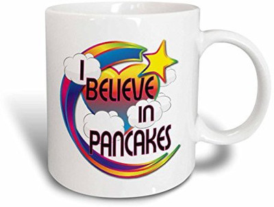 3dRose mug_166732_2 I Believe in Pancakes Cute Believer Design Ceramic, 15 oz, White Ceramic Mug(60 ml), Multicolor
3dRose mug_166732_2 I Believe in Pancakes Cute Believer Design Ceramic, 15 oz, White Ceramic Mug(60 ml), Multicolor