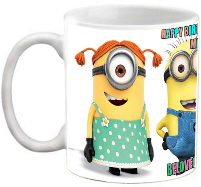 EFW Happy Birthday To My Most Beloved Sister Minion Printed Coffee Ceramic Mug(325 ml), White
EFW Happy Birthday To My Most Beloved Sister Minion Printed Coffee Ceramic Mug(325 ml), White