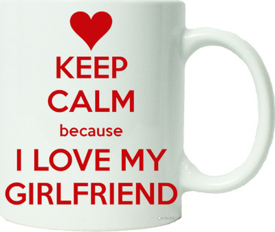 Maison N Mode Keep Calm Because I Love My Girlfriend Coffee Ceramic Mug(330 ml), Multicolor
Maison N Mode Keep Calm Because I Love My Girlfriend Coffee Ceramic Mug(330 ml), Multicolor