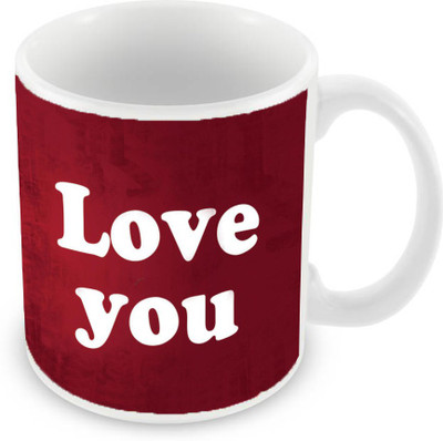 Sleep Nature's SN-MG-2679 Ceramic Mug(350 ml), Red