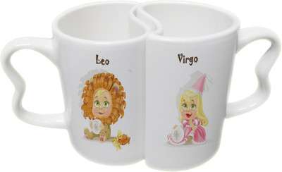 Ucard Leo and Virgo Zodiac Sign Valentines Day Couple Bone China, Ceramic, Porcelain Mug(325 ml), Multicolor
Ucard Leo and Virgo Zodiac Sign Valentines Day Couple Bone China, Ceramic, Porcelain Mug(325 ml), Multicolor