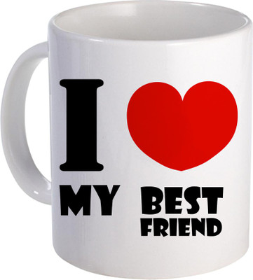 SKY TRENDS I Love My Best Friend Best Gift For Propose Day And Valentine DAy Design (111) Ceramic Mug(320 ml), White
SKY TRENDS I Love My Best Friend Best Gift For Propose Day And Valentine DAy Design (111) Ceramic Mug(320 ml), White