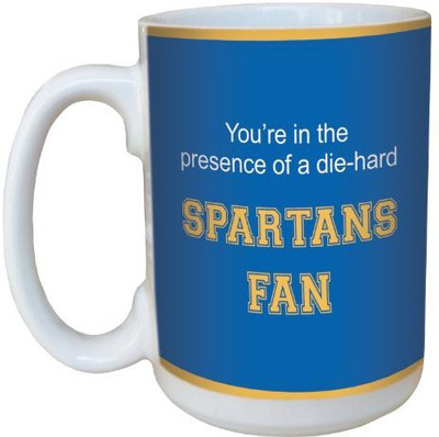 Tree-Free Greetings Greetings lm44550 Spartans College Football Fan Ceramic with Full-Sized Handle, 15-Ounce Ceramic Mug(60 ml), Multicolor
Tree-Free Greetings Greetings lm44550 Spartans College Football Fan Ceramic with Full-Sized Handle, 15-Ounce Ceramic Mug(60 ml), Multicolor