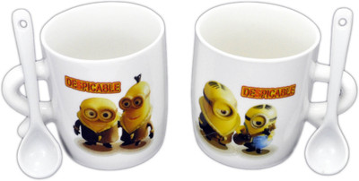 Babysid Collections Porcelain Minions Pack of 2 Porcelain Mug(150 ml, Pack of 2), Multicolor
Babysid Collections Porcelain Minions Pack of 2 Porcelain Mug(150 ml, Pack of 2), Multicolor