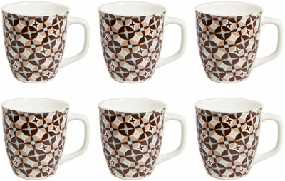 La Platina Lp-B-207-CoffeeMugSet Bone China, Porcelain Mug(170 ml, Pack of 6), Multicolor
La Platina Lp-B-207-CoffeeMugSet Bone China, Porcelain Mug(170 ml, Pack of 6), Multicolor