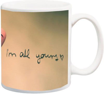ME&YOU Gift for Boyfriend,Girlfriend; I am all Yours Printed Ceramic Mug(325 ml), Multicolor
ME&YOU Gift for Boyfriend,Girlfriend; I am all Yours Printed Ceramic Mug(325 ml), Multicolor