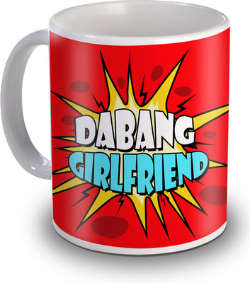 SKY TRENDS Dabang Girlfriend Gifts For Valentine's Ceramic Mug(350 ml), White
SKY TRENDS Dabang Girlfriend Gifts For Valentine's Ceramic Mug(350 ml), White