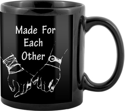 SKY TRENDS World's Best Gifts For Valentine Girlfriend Boyfriend Friend Husband Wife Anniversary & Birthday Design Code 001 Ceramic Mug(325 ml), Black
SKY TRENDS World's Best Gifts For Valentine Girlfriend Boyfriend Friend Husband Wife Anniversary & Birthday Design Code 001 Ceramic Mug(325 ml), Black
