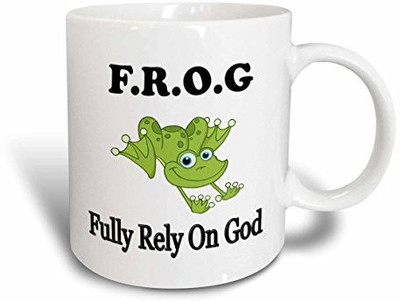 3dRose mug_149833_1 Frog Fully Rely on God Faith Religion Belief, Ceramic, 11-Ounce Ceramic Mug(60 ml), Multicolor
3dRose mug_149833_1 Frog Fully Rely on God Faith Religion Belief, Ceramic, 11-Ounce Ceramic Mug(60 ml), Multicolor