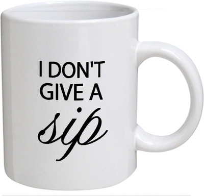 My Bestow I Don't Give - MyBestow White Plain Coffee Ceramic Ceramic Mug(320 ml), Multicolor
My Bestow I Don't Give - MyBestow White Plain Coffee Ceramic Ceramic Mug(320 ml), Multicolor