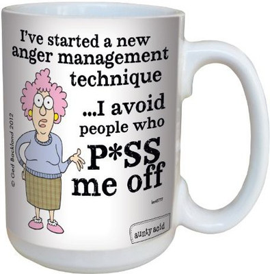 Tree-Free Greetings Greetings lm43777 Hilarious Aunty Acid Anger Management by The Backland Studio Ceramic, 15-Ounce Ceramic Mug(60 ml), Multicolor
Tree-Free Greetings Greetings lm43777 Hilarious Aunty Acid Anger Management by The Backland Studio Ceramic, 15-Ounce Ceramic Mug(60 ml), Multicolor