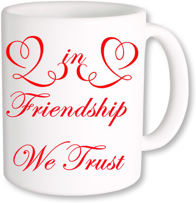 PhotogiftsIndia Happy Friendship Day 102 Ceramic Mug(350 ml), Multicolor
