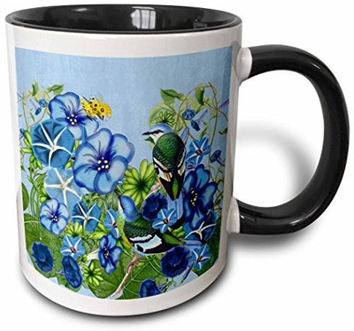 3dRose Morning Glory Garden September Birth Flower with Birds, Butterflies Perfect for September Birthday Two Tone Black, 11 oz, Black/White Ceramic Mug(60 ml), Multicolor
3dRose Morning Glory Garden September Birth Flower with Birds, Butterflies Perfect for September Birthday Two Tone Black, 11 oz, Black/White Ceramic Mug(60 ml), Multicolor