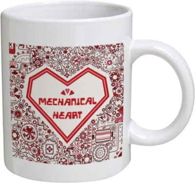Disginer Cases Mechanical Heart - MyBestow White Plain Coffee Ceramic Ceramic Mug(320 ml), Multicolor
Disginer Cases Mechanical Heart - MyBestow White Plain Coffee Ceramic Ceramic Mug(320 ml), Multicolor