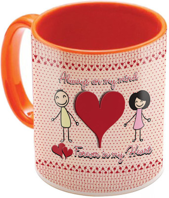 SKY TRENDS Valentine Gift for Girlfriend Love Printed I Love U Forever Perfect for Her Him Wife Fiance Anniversary And Birthday STGD194 Ceramic Mug(325 ml), Orange
SKY TRENDS Valentine Gift for Girlfriend Love Printed I Love U Forever Perfect for Her Him Wife Fiance Anniversary And Birthday STGD194 Ceramic Mug(325 ml), Orange