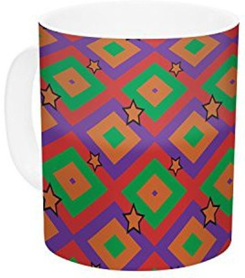 Kess InHouse InHouse Empire Ruhl Orange Super Stars Geometric Ceramic Coffee, 11 oz, Multicolor Ceramic Mug(60 ml)
Kess InHouse InHouse Empire Ruhl Orange Super Stars Geometric Ceramic Coffee, 11 oz, Multicolor Ceramic Mug(60 ml)