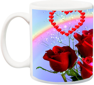 ME&YOU Special Beautiful Colorful Sweet Red rose flower 3D printed Ceramic Mug(325 ml), Multicolor
ME&YOU Special Beautiful Colorful Sweet Red rose flower 3D printed Ceramic Mug(325 ml), Multicolor