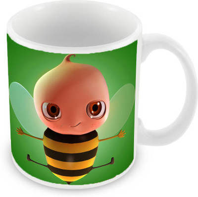 Sleep Nature's SN-MG-1574 Ceramic Mug(350 ml), Multicolor
