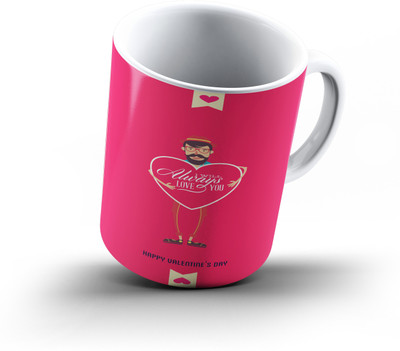 Ucard Valentines Day Love653 Bone China, Ceramic, Porcelain Mug(325 ml), Multicolor
Ucard Valentines Day Love653 Bone China, Ceramic, Porcelain Mug(325 ml), Multicolor