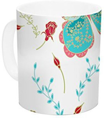 Kess InHouse InHouse Anneline Sophia Leafy Butterflies Red Aqua Butterfly Ceramic Coffee, 11 oz, Multicolor Ceramic Mug(60 ml)
Kess InHouse InHouse Anneline Sophia Leafy Butterflies Red Aqua Butterfly Ceramic Coffee, 11 oz, Multicolor Ceramic Mug(60 ml)
