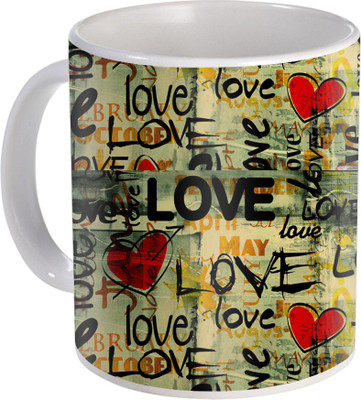 SKY TRENDS Love Gifts For Your Special Valentine For Girlfriend Boyfriend Wounderful Wife Husband Friend Anniversary Birthday Design068 Ceramic Mug(325 ml), White
SKY TRENDS Love Gifts For Your Special Valentine For Girlfriend Boyfriend Wounderful Wife Husband Friend Anniversary Birthday Design068 Ceramic Mug(325 ml), White
